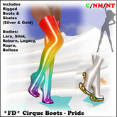*FD* Cirque Boots [Boxed] Pride