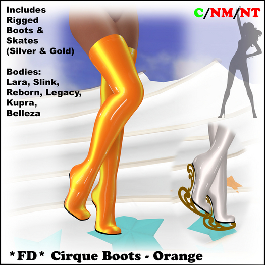 *FD* Cirque Boots [Boxed] Orange