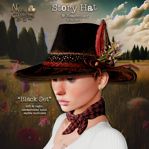 (NO) Story Hat - Black Set
