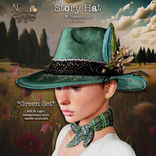 (NO) Story Hat - Green Set