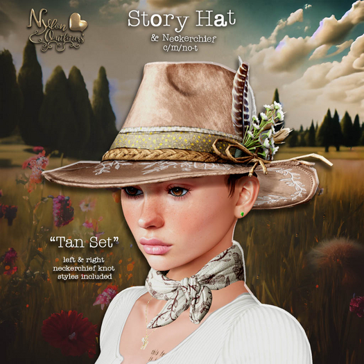 (NO) Story Hat - Tan Set