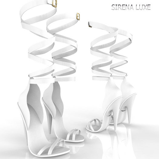White Wrapped Heels Legacy