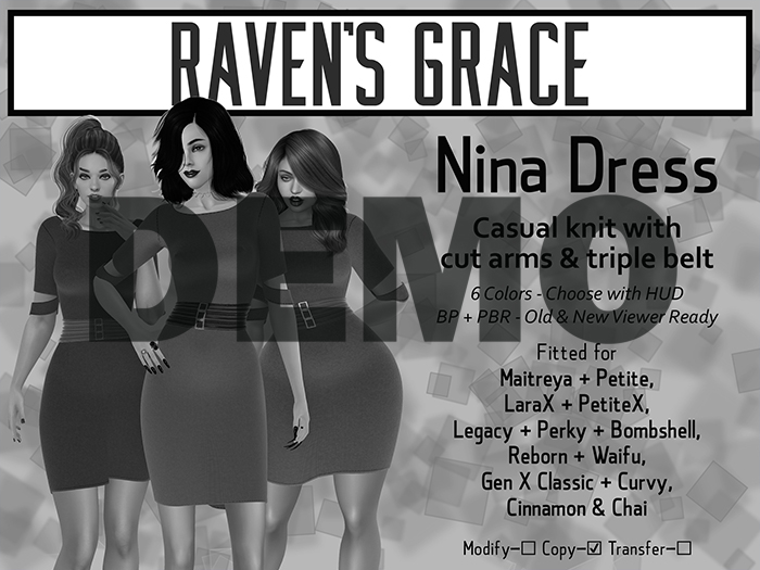 [RG] Nina Dress v2 DEMO
