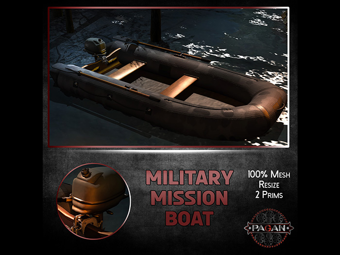 (Pagan) Military Mission Boat