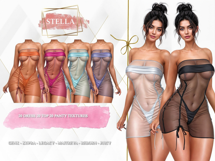 {ST} Yolanda Dress *FATPACK*