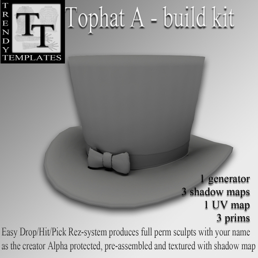 Sculpted Top Hat - building kit