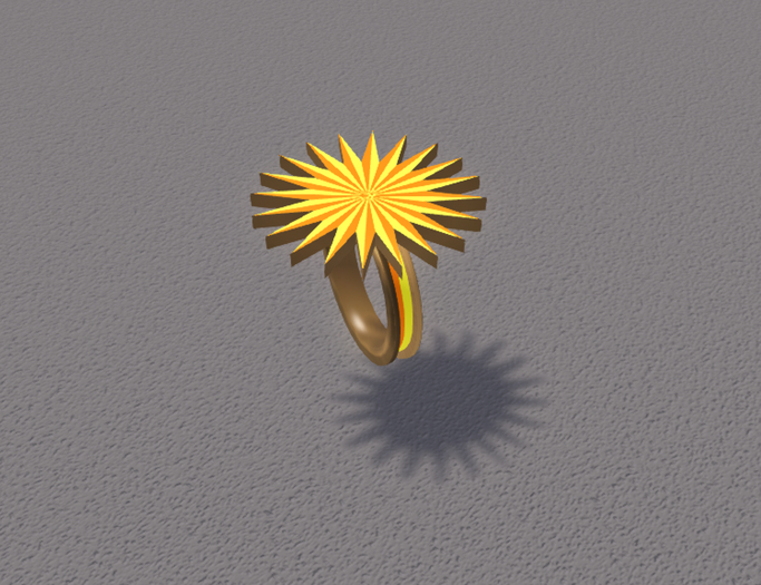 'Ra' ring