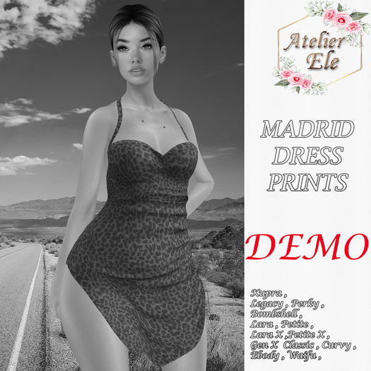 {AE} [ DEMO ] MADRID DRESS PRINT