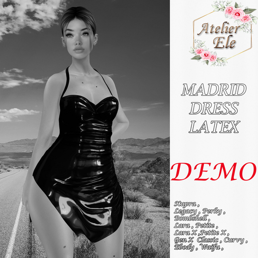 {AE} [DEMO ] MADRID DRESS LATEX