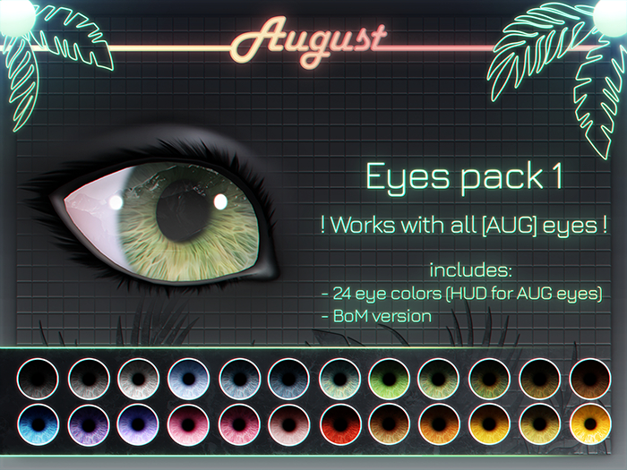 [• AUGUST •]  - Eyes pack 1