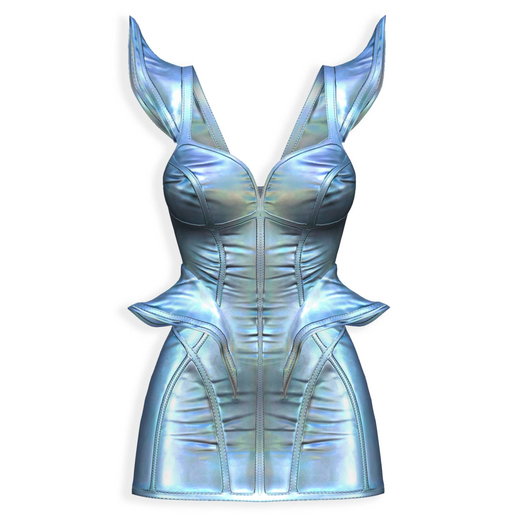 .{PSYCHO:Byts}.Dita Dress // HOLOBLUE //