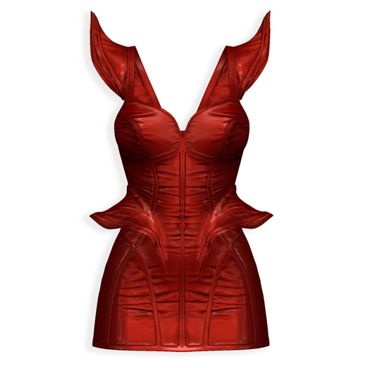 .{PSYCHO:Byts}.Dita Dress // RED //
