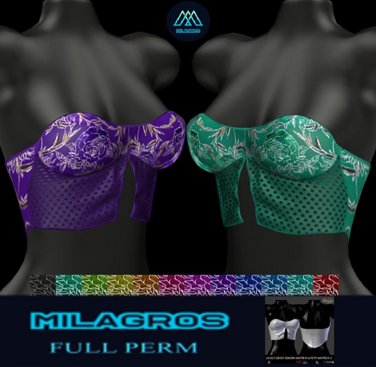 ::MILAGROS::[SHINE FULL PERM] TOP EMMA TEXTURE