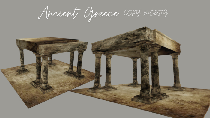 DEMO HERE Ancient Greece Structure - Copy & Modify Mesh 8 impact 