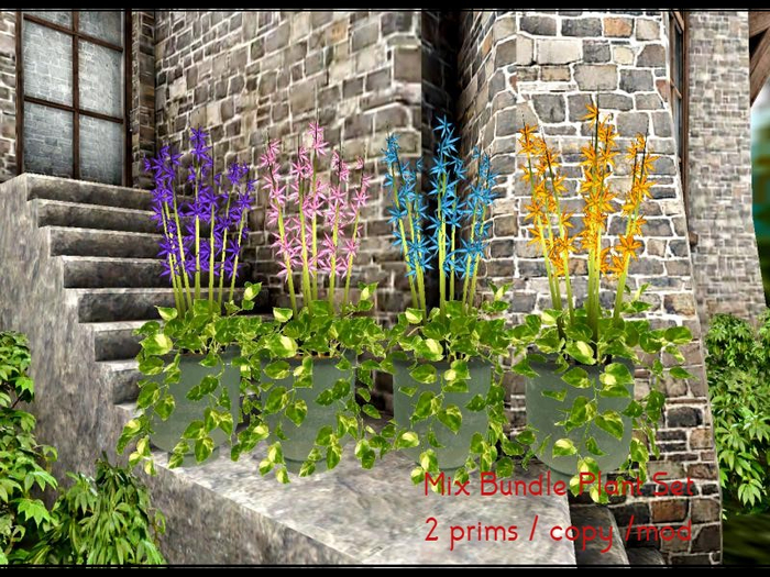 [AE] Home & Garden - Tall Mix Potted Plant - Bundle