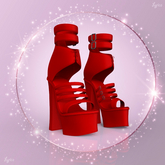 Red NY Sandals Maitreya