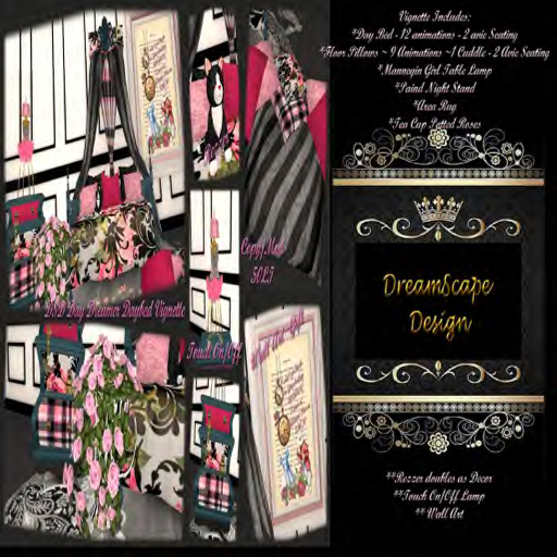 DSD Day Dreamer Day Bed Vignette  AIW - Boxed - Music