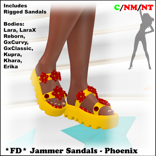 *FD* Jammer Sandals [Boxed] Phoenix