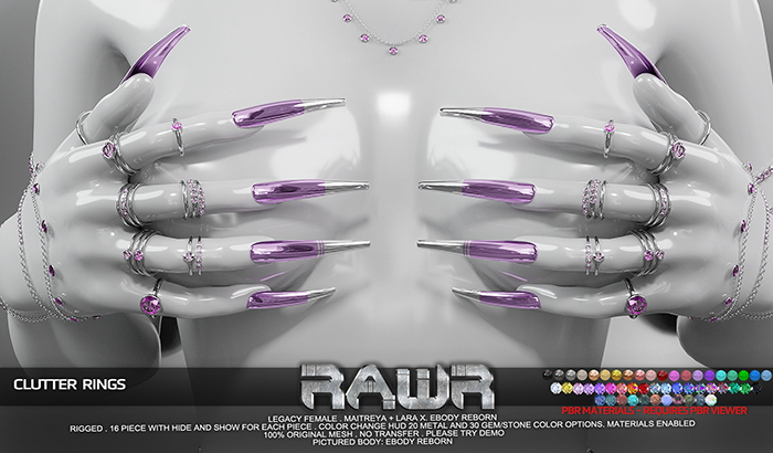 RAWR! Clutter Rings (add me)