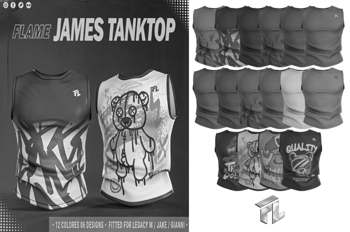 Flame James TankTop (DEMO)