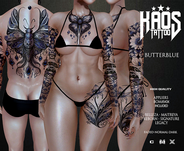 KaoS BUTTERBLUE TATTOO