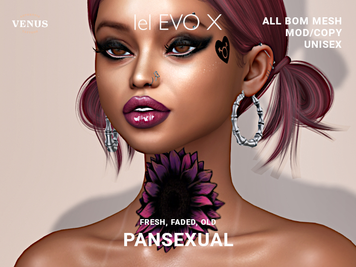 FACE TATTOO PANSEXUAL