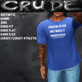 Counting to 10 only makes it premeditated Men's T-Shirt (MCT) <Wear Me>