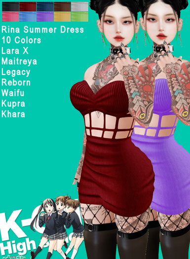 KO-H Rina Summer Minidress ColorPack