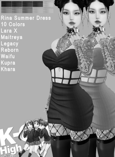 KO-H Rina Summer Minidress ColorPack DEMO
