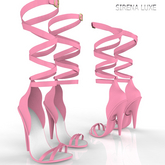Pink Wrapped Heels Maitreya