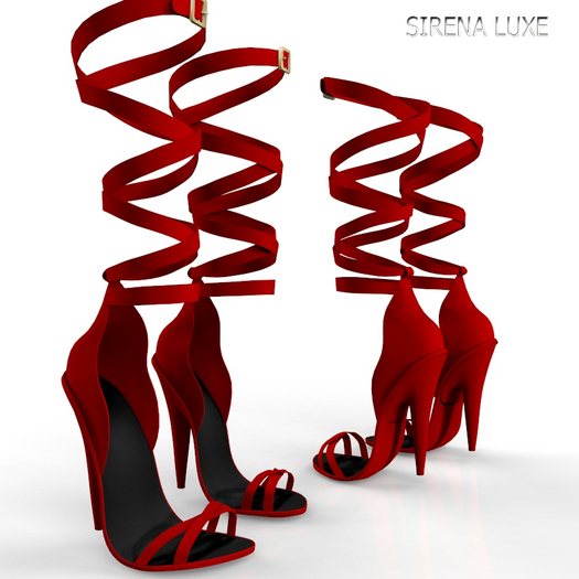 Red Wrapped Heels Maitreya