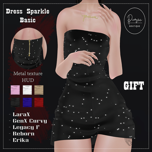 PRC- Dress Sparkle Basic - GIFT v1