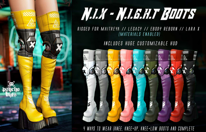 .{PSYCHO:Byts}. N.i.x - N.i.g.h.t Boots // 