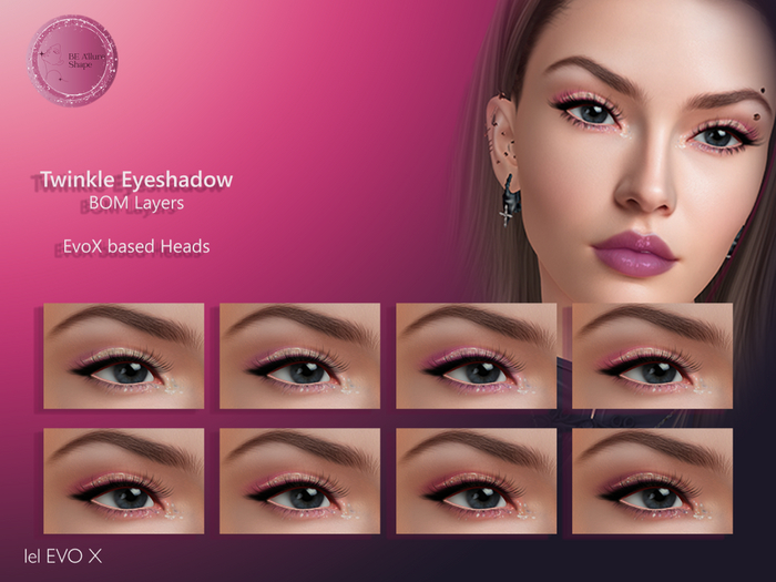 BE Alllure - Twinkle Eyeshadow EvoX  (no trans)