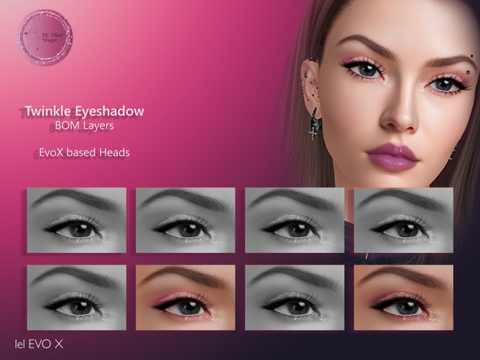 BE Alllure - Twinkle Eyeshadow EvoX DEMO  (no trans)
