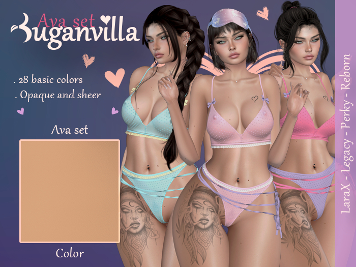 Buganvilla - Ava set - C4