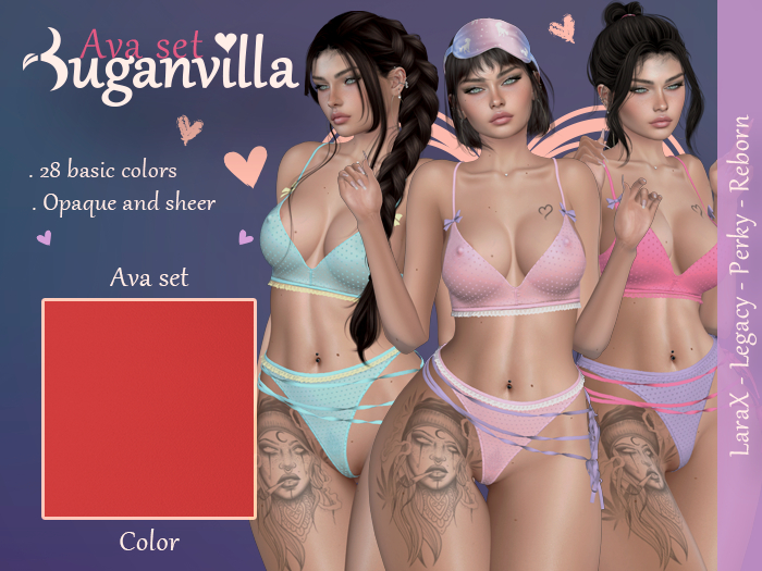 Buganvilla - Ava set - C8