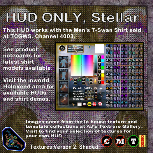 Men Shirt TSD48N1 HUD Stellar 1 demo