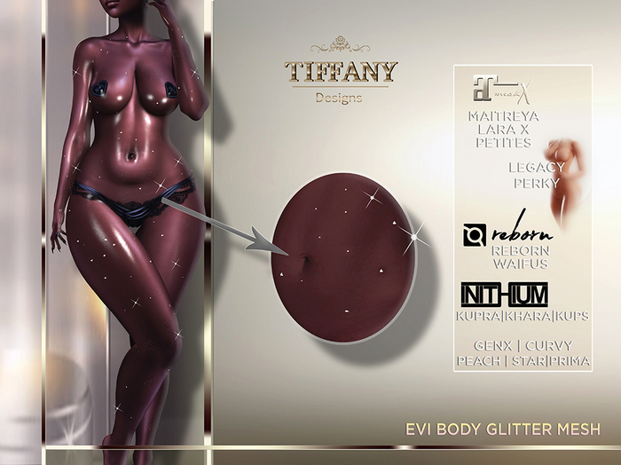 ::TD:: Evi Body Glitter [Mesh] + LaraX