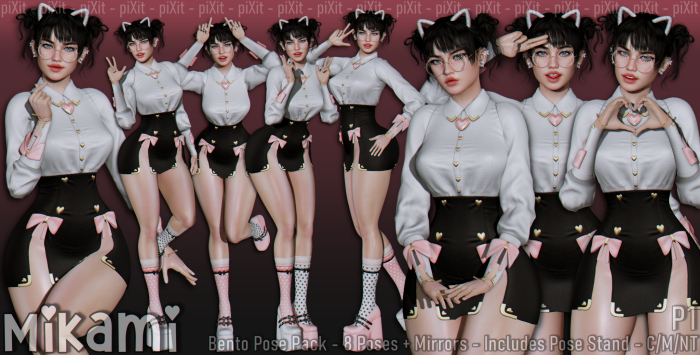 [piXit] Mikami - P1 - Pose Pack