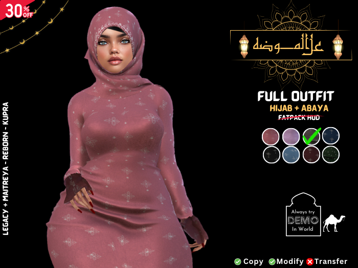 Arabian Outfit [Pink Notted]