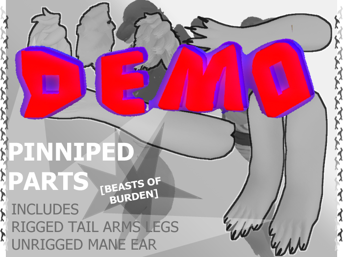 [BEASTS OF BURDEN] Pinniped Parts DEMO!!!