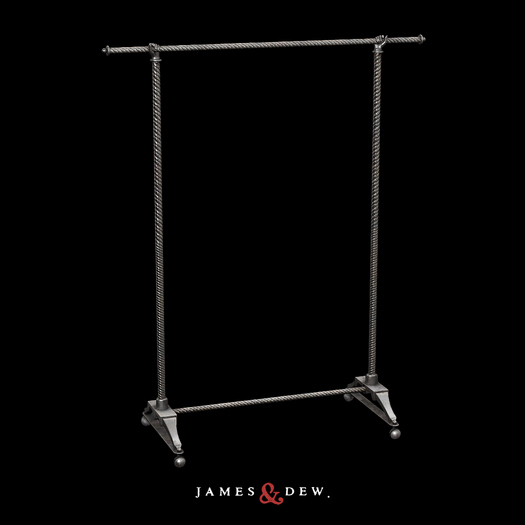 James&Dew .. Neon Threads - Handi Clothes Rack - Antique Silver