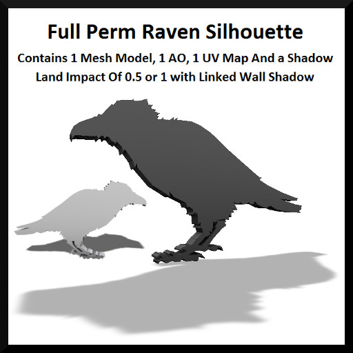 Full Perm Raven Silhouette