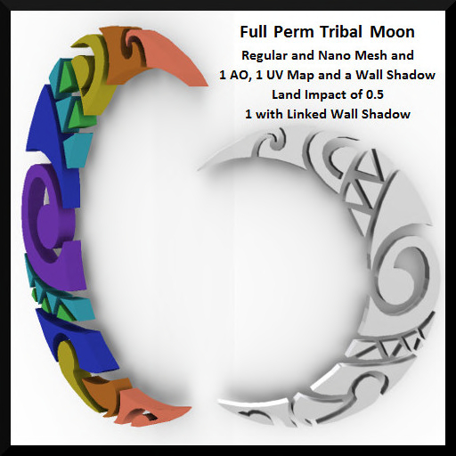 Full Perm Tribal Moon