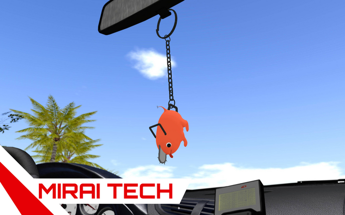 (MIRAI) Pochita Keychain