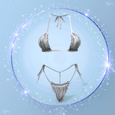 WAIFUS Boom Bikini Silver