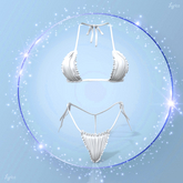 WAIFUS Boom Bikini White
