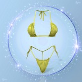 WAIFUS Boom Bikini Yellow