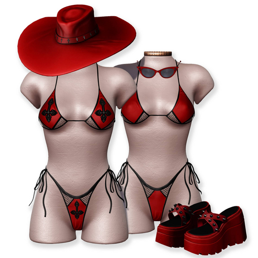 .{PSYCHO:Byts}. Cordelia Summer - Red Set